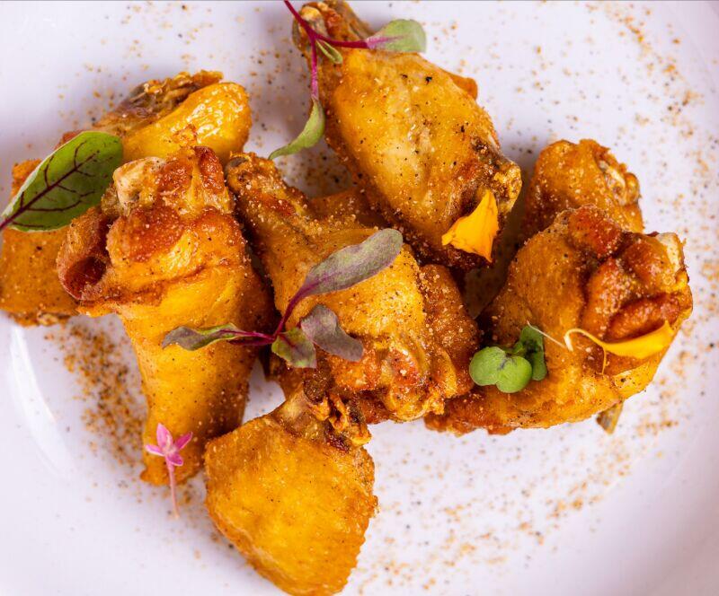 Cajun Chicken Wings (8)