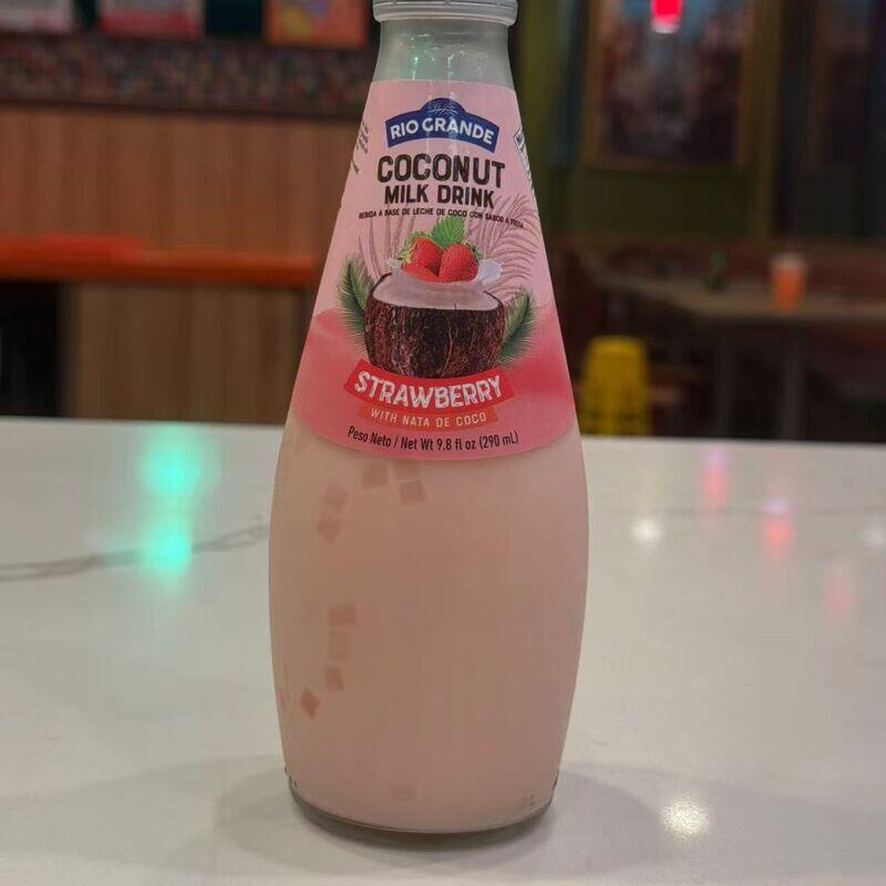 Coconut milk strawberry
