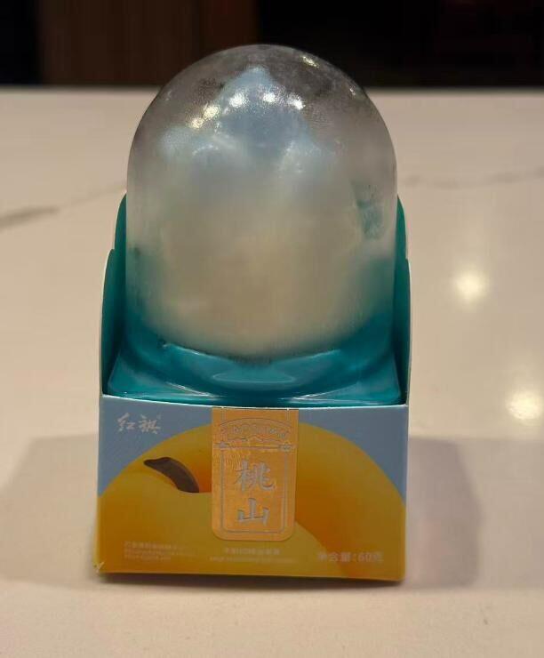 Peach-Milk Ice Cream